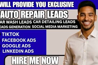 car detailing leads auto detailing leads auto repair, car wash leads facebook ad