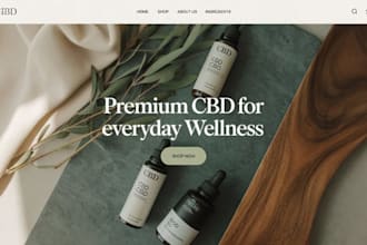 cbd website, cannabis, marijuana, hemp shopify store, vape dropshipping store