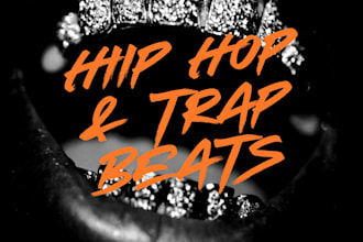 produce a trap  hip hop beat for you