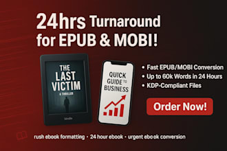 format professional ebook for epub mobi ebook formatting