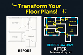 convert PDF to dwg and draw 2d floor plans in autocad