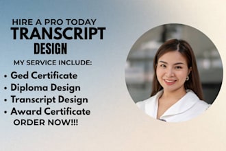 design college diploma certificate university voucher transcript logo design