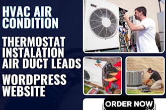 generate hvac air condition leads thermostat installation latepoint wp website