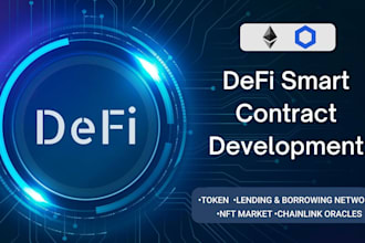 build custom solidity smart contracts for your blockchain project