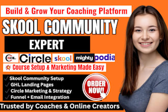 setup skool community skool online course ai automation skool community manager