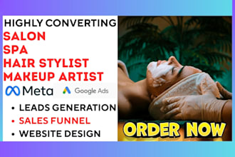 generate salon spa hair stylist makeup artist leads with booking website