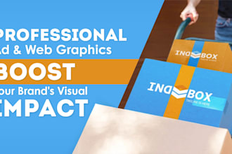 create a professional branded banner or website graphic