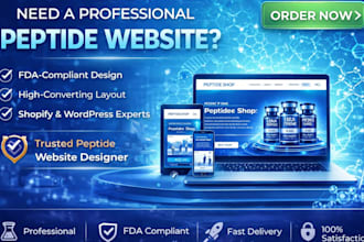 design peptide website, research peptide store, nutraceutical, sarms website