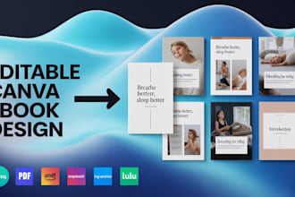 workbook design, magazine, booklet, flyer design, worksheet design, canva ebook