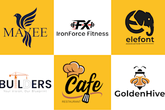 design a modern and professional logo for your brand