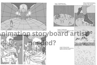 create anime or manga storyboard panels for your animation or manga project