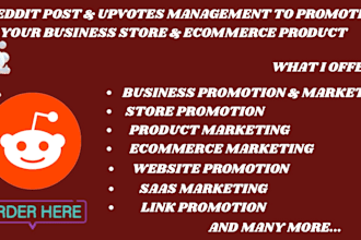 promote your iptv business website luxury product shop on reddit to boost sales