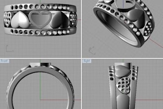 sculpt jewelry design rings bracelet nose rings necklace bangles for 3d printing