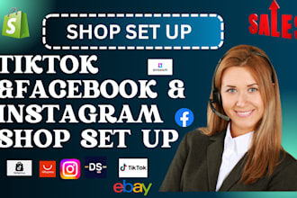 set up tiktok shop dropshipping tiktok shop creation facebook instagram shop