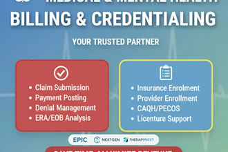 provide professional medical billing and provider credentialing services