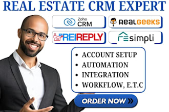 setup redtail real geeks resimpli real estate crm rei reply zoho crm automation