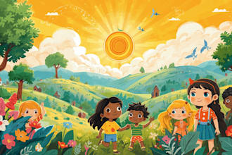 do children book illustrations and kids book coloring