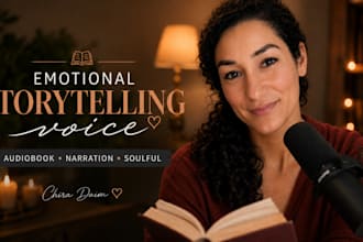 record a professional audiobook narration for you