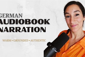 record a professional audiobook narration for you