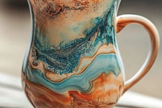 do an custom mug design or coffee mug design