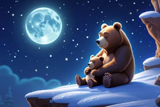 children story book illustration, children story book, story book illustration