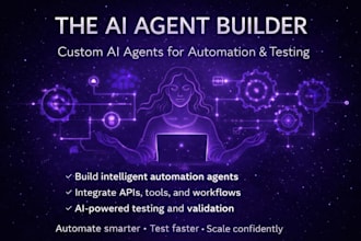 create custom ai agents for automation and testing