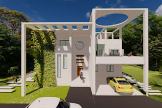 design 3d exterior using sketchup