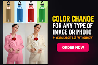 change the color of any ecommerce product or photo