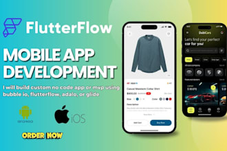be your flutterflow mobile app developer, app development, flutterflow mvp app