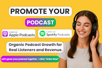 do organic podcast growth promote on spotify and itunes