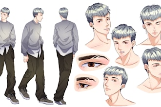 draw anime, vtuber, or character illustration