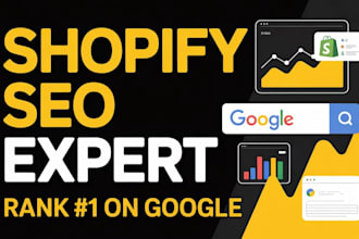 shopify SEO expert to rank your store, website boost sales