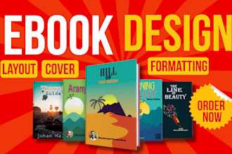 design ebooks, leaflets, brochures, workbooks and other pdfs