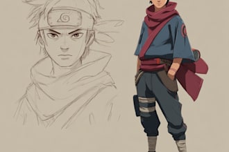 draw anime art, character art, fanart, pfp and vtuber