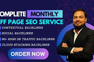 do premium monthly off page SEO backlinks for authority growth