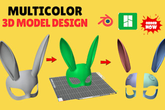 color 3d model stl to 3mf split slice in bambu studio ams multicolor 3d printing