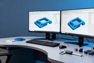 design a manufacturable 3d model optimized for injection molding