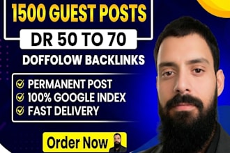 do provide guest posts on high dr sites with dofollow backlinks