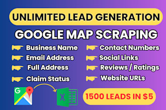 do google map data scraping,b2b lead generation bussiness email scraping service