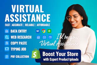 virtual assistant for fast data entry, excel, and copy paste