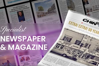 design layout newspaper, magazine, in canva and indesign
