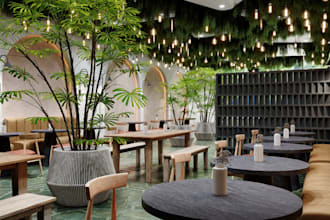 redesign restaurant interior design,bar,coffee shop,icecream shop,cafe rendering