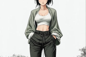 draw any anime, manga, cartoon, game avatar portrait