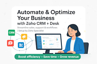 optimize your sales and support workflows using zoho CRM and desk