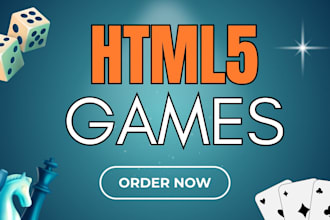 develop any javascript and HTML5 games for your website