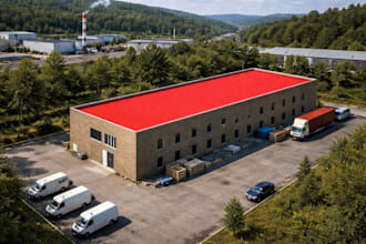 create from pdf to drawings of industrial building
