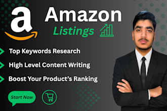 do amazon copywriting and amazon seo, amazon product listing