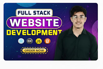 build a modern full stack website with react nextjs nodejs
