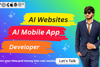 do ai website development, ai mobile app, ai saas app, ai integration
