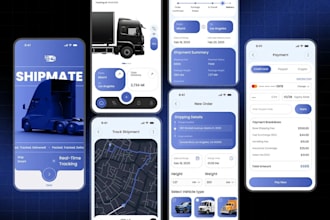 develop a logistics app, courier app, trucking app or dispatch system